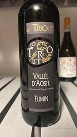 bottiglia di vino Lo Triolet Fumin 2018