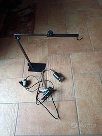 supporto lampada riscal rettili o pesci + lampada