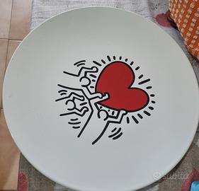 Keith Haring piatto decorativo ed. limitata 