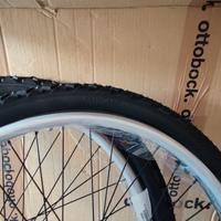 Ruote offroad mtb Ottobock per sedia a rotelle