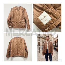 PIUMINO D LEGGERO MAX MARA THE CUBE MARRONE 42