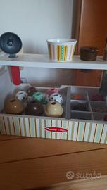 Gelateria giocattolo in legno