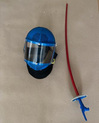 Casco e fioretto