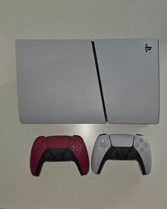 Ps5 slim digital 825gb + 2 controller