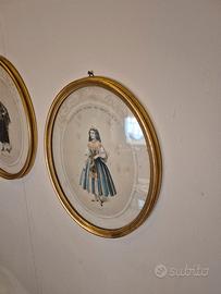 Serie Quadretti costumi  '700