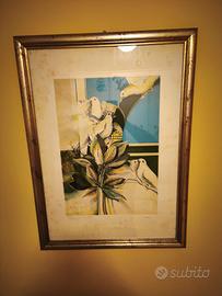 quadri olio su tela e 1 serigrafia