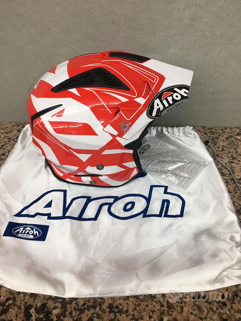 Casco AIROH TRR S CONVERT RED GLOSS