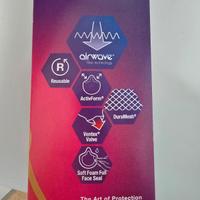 8x Mascherine FFP3 Moldex 3705 Air Seal Nuove Sigi