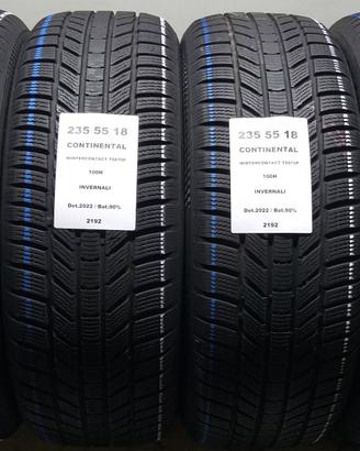 4 GOMME 235 55 18 CONTINENTAL A2192