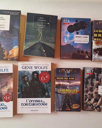 Libri Gaiman Wolfe Urania - Lotto Fantascienza