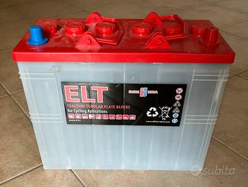 N. 4 batterie ELT - piombo tubolari 12V 150AH