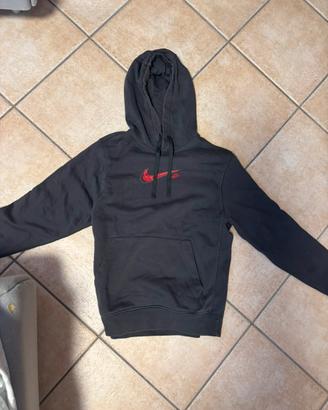 Felpa con Cappuccio Nike Grigio Scuro / Antracite
