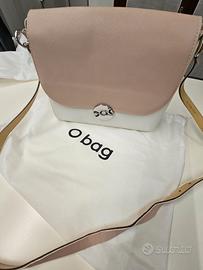 O bag Glam Bianca e Rosa Borsa a mano/tracolla