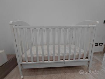 culla in legno bianca