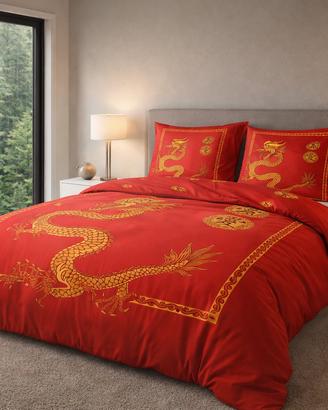 Parure Copripiumino Matrimoniale 250x200 DRAGO