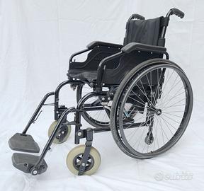 ✅Carrozzina Disabili Pieghevole – Sedia a Rotelle