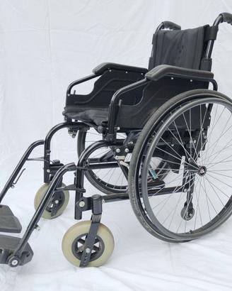 ✅Carrozzina Disabili Pieghevole – Sedia a Rotelle