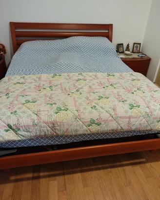 letto matrimoniale in ciliegio 