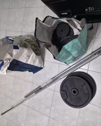 Kit pesi Domyos – 2 bilancieri, 2 manubri e dischi