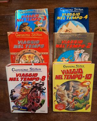 Lotto 6 Geronimo Stilton - viaggio nel tempo 