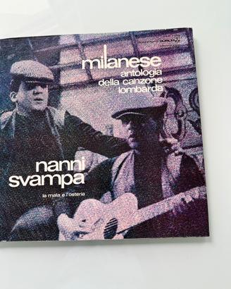 Vinile Nanni Svampa - canzoni Milanesi