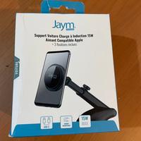 caricabatterie smartphone wirless per auto 15w,