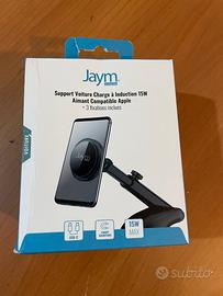 caricabatterie smartphone wirless per auto 15w,