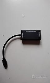 Adattatore da Micro USB a HDMI MHL + cavo 3m