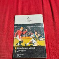 match program manch united Juventus Champions Leag