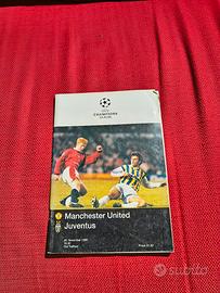 match program manch united Juventus Champions Leag