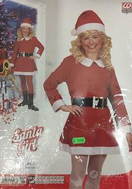 Costumi babbo Natale bimba
