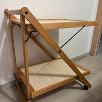 Carrello in legno Valdomo