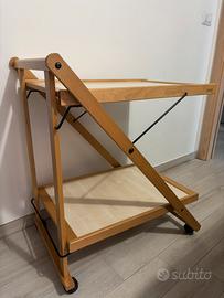 Carrello in legno Valdomo