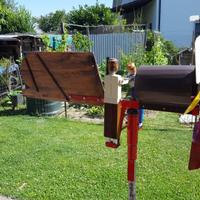 Girandole da giardino con pale FATTO A MANO