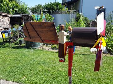 Girandole da giardino con pale FATTO A MANO