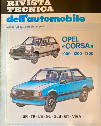 Rivista Tecnica dell'automobile Opel Corsa