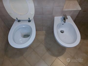 Set Sanitari sospesi bianco lucido