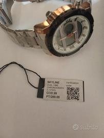 orologio chronografo dual time SKYLINE 