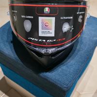 Casco agv pista gp rr - futuro carbonio forgia