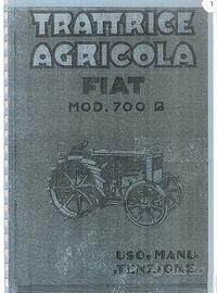 Catalogo Fiat 18BL - 702 - 700A - 700B - 700D