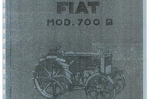 Catalogo Fiat 18BL - 702 - 700A - 700B - 700D