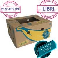 20 scatoloni LIBRI a partire da 1€ OPPURE BLOCCO