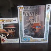 Fu Funko pop one piece Luffy e Ace