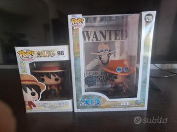 Fu Funko pop one piece Luffy e Ace