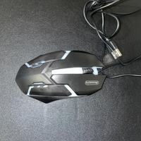 Mouse gaming con led