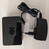 Raspberry Pi 3 model B+ con case e alimentatore