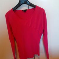 Pullover Caractère fucsia rosa rosso donna M