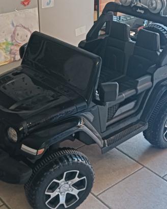 auto elettrica bambini fiat jeep doppia guida 