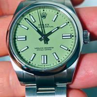 Rolex OP 41mm verde pistacchio 2026 134300 nuovo