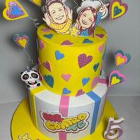 Torta scenografica tema Me contro Te